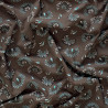 Printed Viscose ROAMI Cocoa / Nile